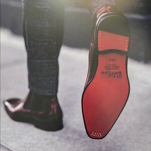 New men’s size 8 Paul Evans The Dean Chelsea Boot in Oxblood #554